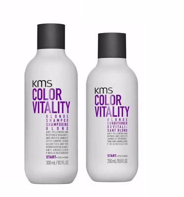 KMS Color Vitality Blonde Shampoo and Conditioner Duo Pack