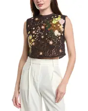 Valentino Wool & Silk-Blend Top