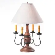 Jamestown Lamp in Hartford Pumpkin with Shade