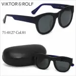 VIKTOR & ROLF Sunglasses 71-0127 01 Size 50 Round Retro Men's Women's