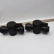 (2-Pk) Sharkbite Push-to-Connect Plastic Shut Off Valve 3/4 in. PLBV22A2