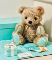 New almost unused Tiffany&Co. Tiffany Steiff Teddy Bear