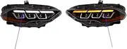 Car Head Lamp Compatible For Ford Mustang Headlights 2018-2023 Upgrade Modified To New Dynamic Turn Signal Car LED Headlight Assembly