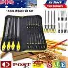 18x Woodworking Metal Filing Rasp Metal Filing Diamond File Set Chain Files