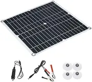 20W Solar Panel, Photovoltaic Solar Panel, Solar Power Generation Panel, Mobile Phone Charger for Camper, Car, Boat, Camping Shelter