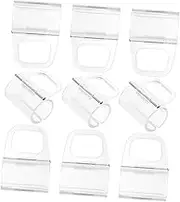 VALICLUD 10Pcs Roller Blind Clips Curtain Grips Easy Pull Down Handles for Rod Sturdy Odorless Compatible with Roller Shutters Cordless Blinds