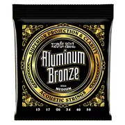Ernie Ball Medium Aluminum Bronze Acoustic Guitar Strings, 13-56 Gauge
