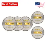 Durable 10-Inch Tungsten Carbide Saw Blade Set: 32T, 60T, 80T for Woodworking