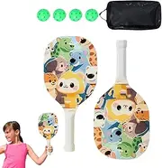 Table Tennis Racket - Lightweight Ball Paddle | Equipment with Comfortable Grip Portable Design Accessories for Beginner Kids Men Youth Women Outdoor