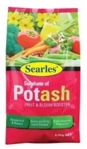 Potassium Fertilizer Searles Sulphate of Potash Fruit & Bloom Booster 2.5KG