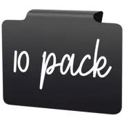 Basket Labels Clip On for Pantry Organization and Storage Baskets Bin Labels