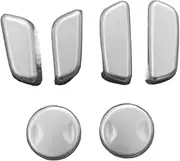 2024 2025 Compatible with CX-70 CX70 Chrome Alloy Seat Adjustment Switch Decorative Cover Sticker Accessories