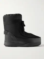 [BOGNER] BOGNER - La Plagne 13 Leather-trimmed Shell Boots - Black - IT40 IT 40 Black