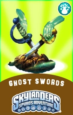 Skylanders Spyro's Adventure Ghost Swords NFC Card FREE SHIPPING