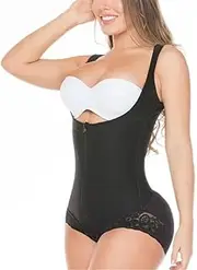 Women Tummy Control Shapewear Slimming Push Up Lace Body Shaper Crotch Fajas Flatten Abdomen Post Op Surgery Supplies