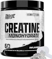 Nutrex Research Ultra Pure Creatine Monohydrate Powder Unflavored | 5G Creatine Powder for Muscle Gain, Strength, Endurance and Recovery | 60 Servings