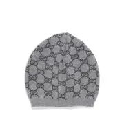 [Gucci] Gucci GG Wool Beanie M GREY