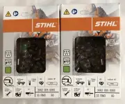 2 STIHL OEM 16” 33 RM3 60 Chainsaw Chains 3/8” Pitch, .050” G, 60 DL - 3662 0060