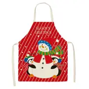 Nevenka Happy Holiday Cartoon Print Aprons for Painting Cleaning Baking-A2