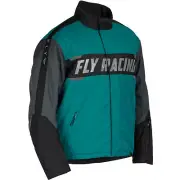Fly Racing Outpost Jacket - Black / Teal / Orange - Men's X-Large - 470-5501X