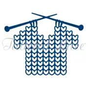 Tattered Lace Dies Knitted Jumper S-7, NEW