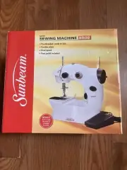Mini Sunbeam Sewing Machine SB08 Foot Pedal INCLUDED Double Stitch DualSpeed NIB