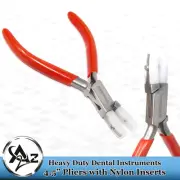 Pliers Flat Nylon Jaws Nose Jewelry Bead Wire Work Tool Straighten Wire