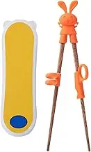 Kids Training Chopsticks Cute Rabbit Helper with Portable Box for Beginners Right or Left Hand
