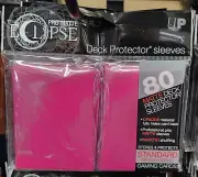 PINK ULTRA PRO ECLIPSE PRO MATTE DECK PROTECTOR/SLEEVES (STANDARD SIZE) 80ct