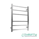 Linsol Spirit 6 Bar Heated Towel Rail Chrome