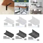 12 Pieces Corner Brace Floating Shelf Brackets for Laundry Room Drawer