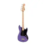 Squier FSR Sonic Bronco Bass Guitar w/Black Pickguard, Maple FB, Ultraviolet