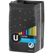 U BY KOTEX PAD MAXI REGULAR WING 16PK
