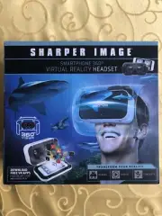 SHARPER IMAGE SMARTPHONE 360 DEGREE VIRTUAL REALITY HEADSET - NEW IN BOX!