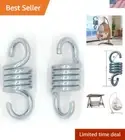 HENSITA 2 Pack Spring Hooks for Indoor/Outdoor Swing Chairs - Reliable & Sturdy