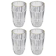 4PK Amara 300ml Highball Glass Tumbler Water/Juice Drink Cup Glassware Set Clear