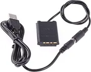 FOTGA DK-X1 DC Coupler Dummy Battery NP-BX1 Decoded Dummy Battery + 5V 2A USB Cable for Sony Cybershot DSC-RX1R RX100 II III IV V VI HX50 HX90 HX300 WX300 WX350 WX500 ZV1