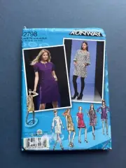 Simplicity Project Runway Sew Pattern 2798 Misses Petite Dress Size 14-22 UNCUT