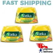 3X Vatika Hair Dandruff Guard Style Hair Cream With Lemon, Tea Tree 140ml