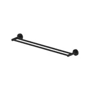 Gareth Ashton Black 760mm Double Towel Rail