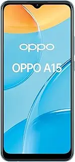 [OPPO] A15 Smartphone, 6.5 Inch HD+ Display, 4230 mAh Battery + 10 W Fast Charge, 13 MP Triple Camera, Dual SIM + mSD, Memory Expansion up to 256 GB Mystery Blue - German Version