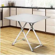 Stainless Steel Folding Table with Double Spring Design for Desktop Writing and Gaming Easy to Clean and Portable