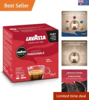 A Modo Mio Espresso Passionale, 16 Coffee Pods, 100% Arabica, Warm and Inviti...