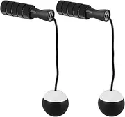 GANAZONO 1Pair Cordless Weighted Jump Rope for Women Compact Skipping Rope with Weighted Balls for Home Fitness and Exercise for Training and Workouts Easy to Use and Store