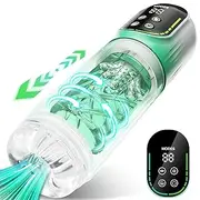 Male masturbators,Toy with Powerful Thrusting Rotating Modes for Stimulation,Electric Pocket Men's Hoodies M9I10