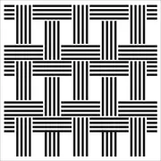 The Crafters Workshop Basketweave Stencil