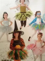 Simplicity Sewing Pattern 2071 Childs Witch Fairy Princess Costume Size 7-14 UC