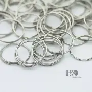 500pcs Crystal Chandelier Octagon Beads Connector Silver Rings Repair Parts 12mm