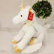 NEW AURORA Venus Unicorn Soft Plush Stuffed Animal Toy With Flower Collar