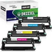 DR223 DR223CL Imaging Drum Unit High Yield Compatible with Brother HL-L3210CW L3230CDW L3270CDW L3290CDW MFC-L3710CW L3750CDW L3770CDW Printer (4 Pack-1 Black 1 Cyan 1 Magenta 1 Yellow)